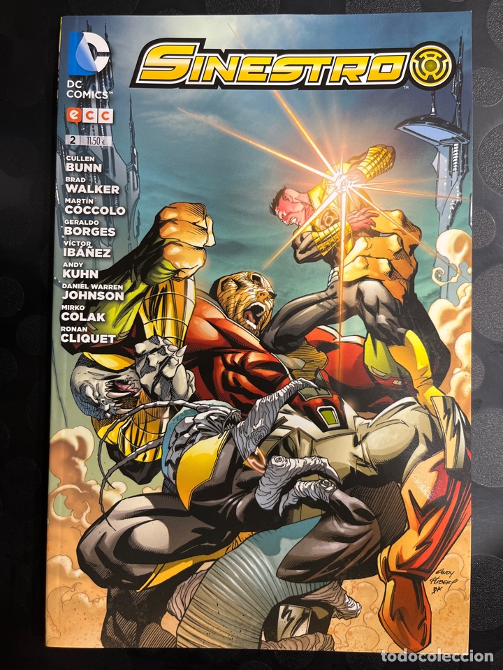C&oacute;mics: SINESTRO N.2 L&Iacute;MITES DE GUERRA NUEVO UNIVERSO DC ECC ( 2015/2016 ) - Foto 1