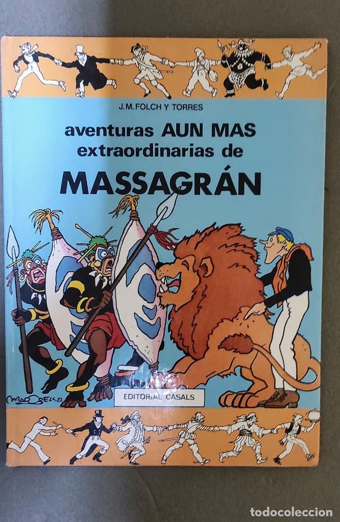 C&oacute;mics: 4 c&oacute;mics de las aventuras de Massagran - primeras ediciones - Foto 1