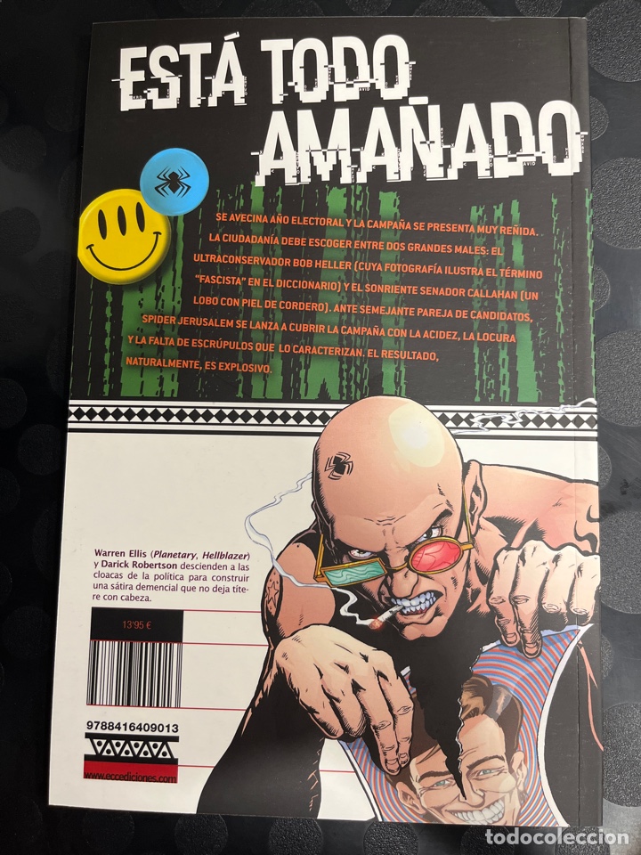 C&oacute;mics: TRANSMETROPOLITAN N.3 EL A&Ntilde;O DEL CABR&Oacute;N de WARREN ELLIS ECC V&Eacute;RTIGO ( 2014/2016 ) - Foto 2