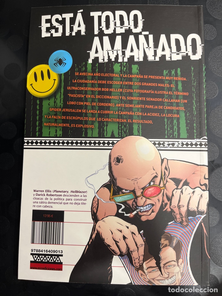 C&oacute;mics: TRANSMETROPOLITAN N.3 EL A&Ntilde;O DEL CABR&Oacute;N de WARREN ELLIS ECC V&Eacute;RTIGO ( 2014/2016 ) - Foto 2