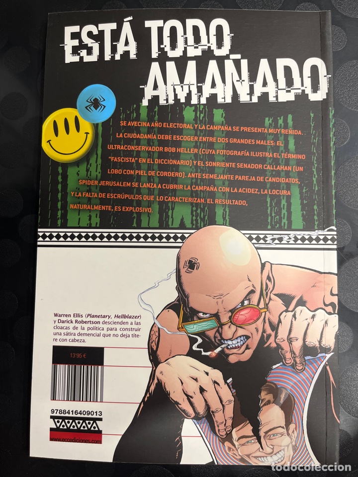 C&oacute;mics: TRANSMETROPOLITAN N.3 EL A&Ntilde;O DEL CABR&Oacute;N de WARREN ELLIS ECC V&Eacute;RTIGO ( 2014/2016 ) - Foto 2
