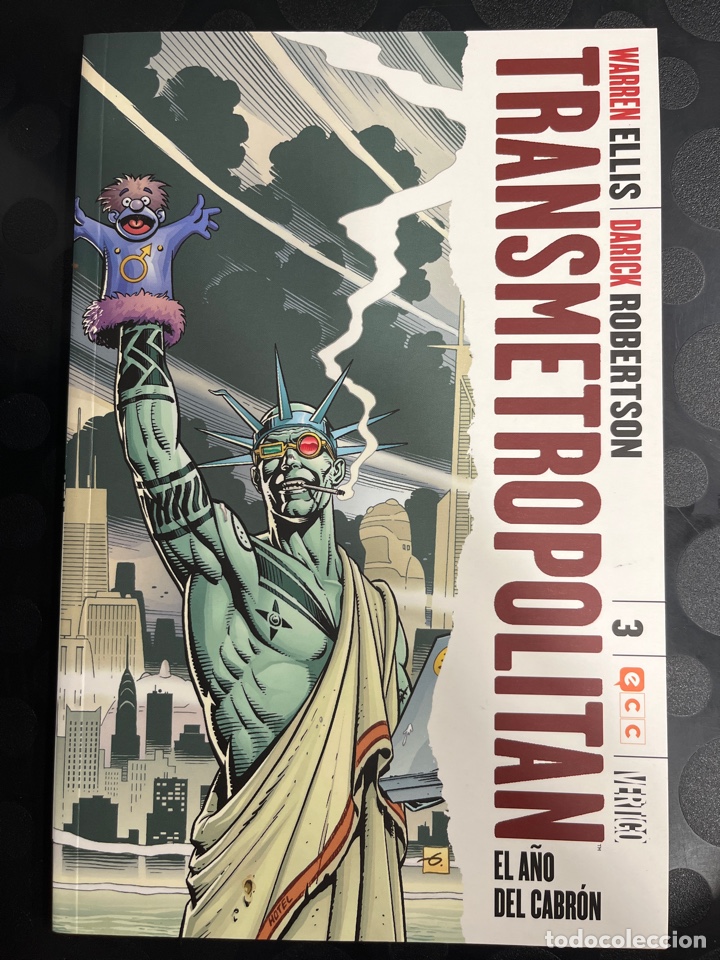 C&oacute;mics: TRANSMETROPOLITAN N.3 EL A&Ntilde;O DEL CABR&Oacute;N de WARREN ELLIS ECC V&Eacute;RTIGO ( 2014/2016 ) - Foto 1