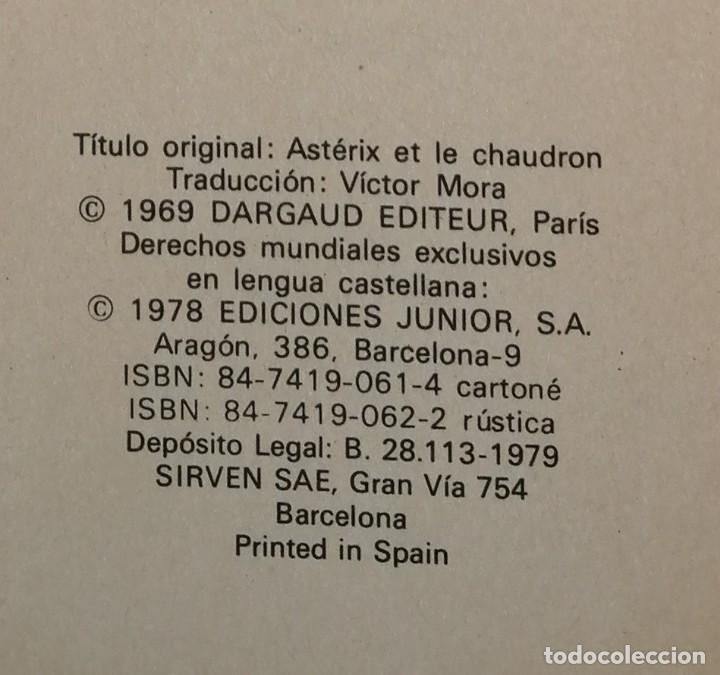 C&oacute;mics: Ast&eacute;rix y el Caldero, Ediciones Junior - Foto 4