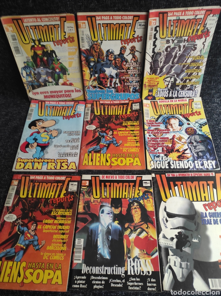 C&oacute;mics: REVISTA DE COMIC ULTIMATE REPORTS - LOTE DE 8 EJEMPLARES - Foto 1