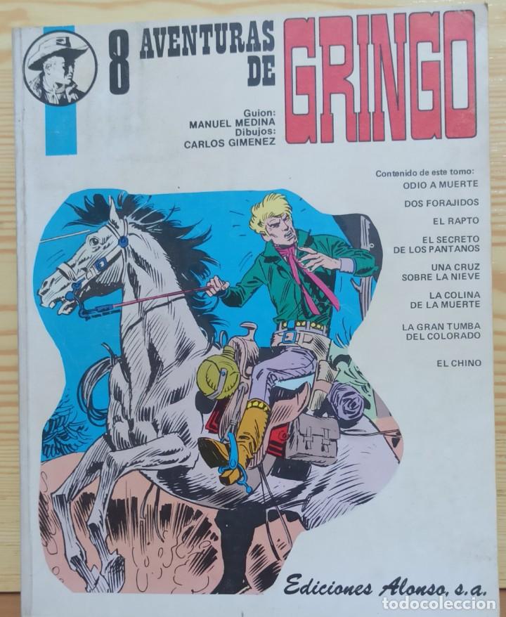 C&oacute;mics: 8 AVENTURAS DE GRINGO - CARLOS GIM&Eacute;NEZ - EDICIONES ALONSO 1981 - Foto 1