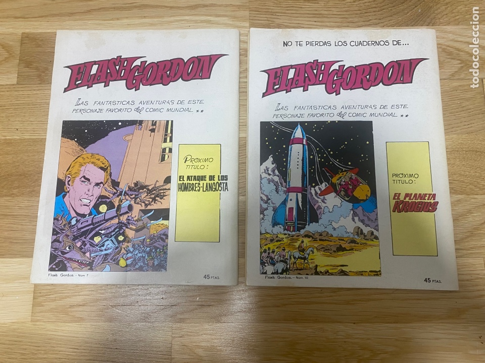 C&oacute;mics: Flash Gordon - colosos del c&oacute;mic- N 7 y N 10 - lote 2 unidades - Foto 2