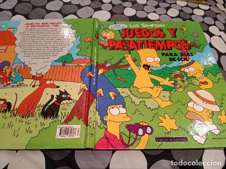 C&oacute;mics: LOS SIMPSON JUEGOS Y PASATIEMPOS PARA DIAS DE SOL. CIRCULO DE LECTORES - Foto 1