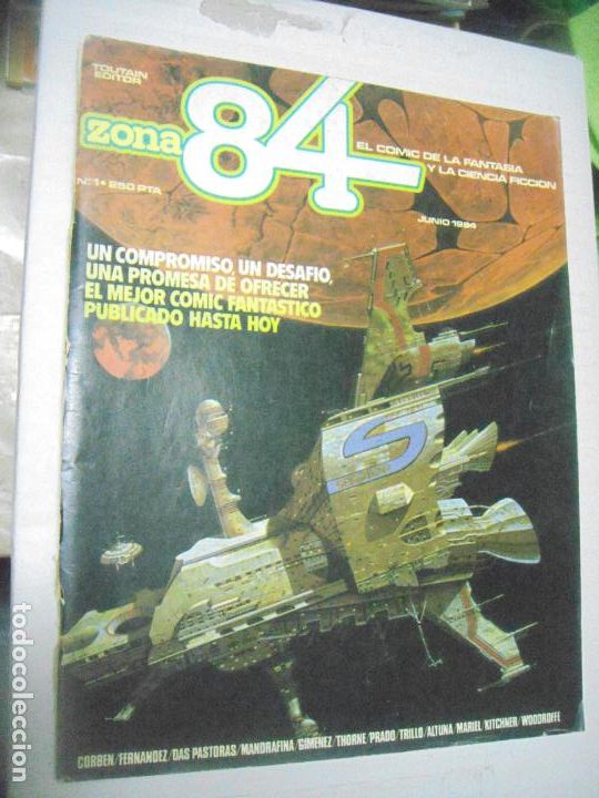 C&oacute;mics: ZONA 84 - ED. TOUTAIN -LOTE VARIOS N&Uacute;MEROS - Foto 43