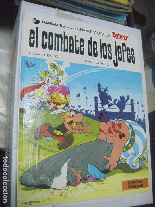 C&oacute;mics: AST&Eacute;RIX - EL COMBATE DE LOS JEFES - N&ordm; 10 - ED. GRIJALBO - Foto 1