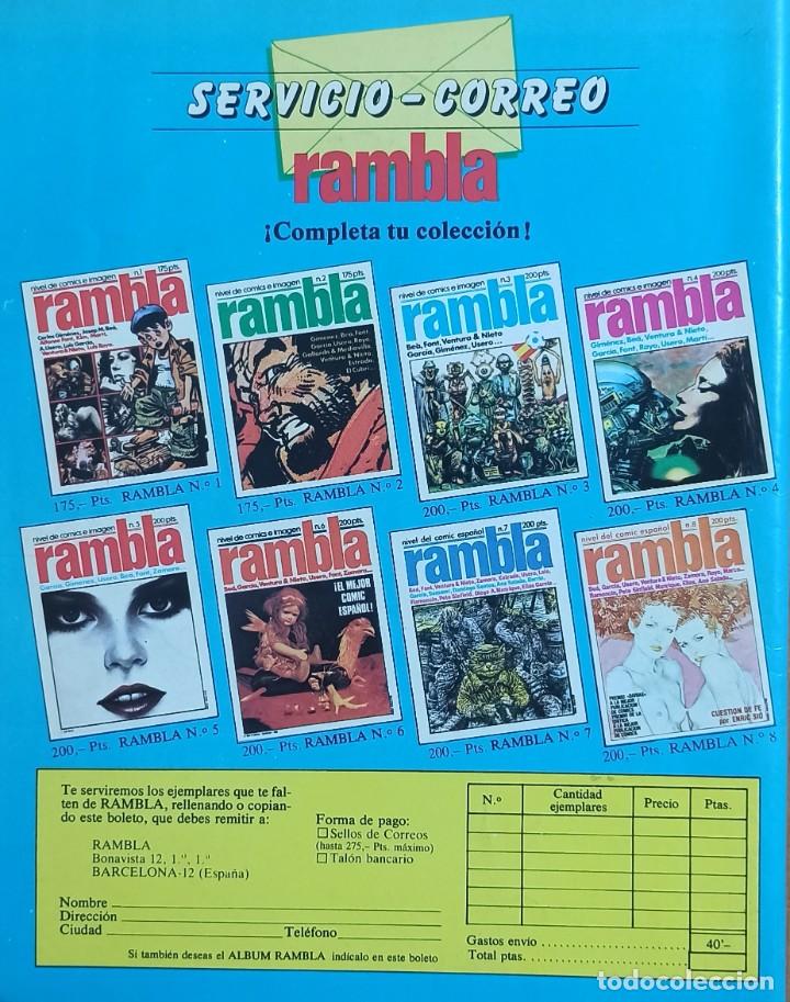 C&oacute;mics: RAMBLA N&ordm; 9 NIVEL DEL COMIC ESPA&Ntilde;OL - 1987 NUEVO A ESTRENAR. - Foto 2