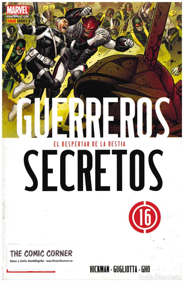 C&oacute;mics: Guerreros Secretos. Panini 2009. N&ordm; 16