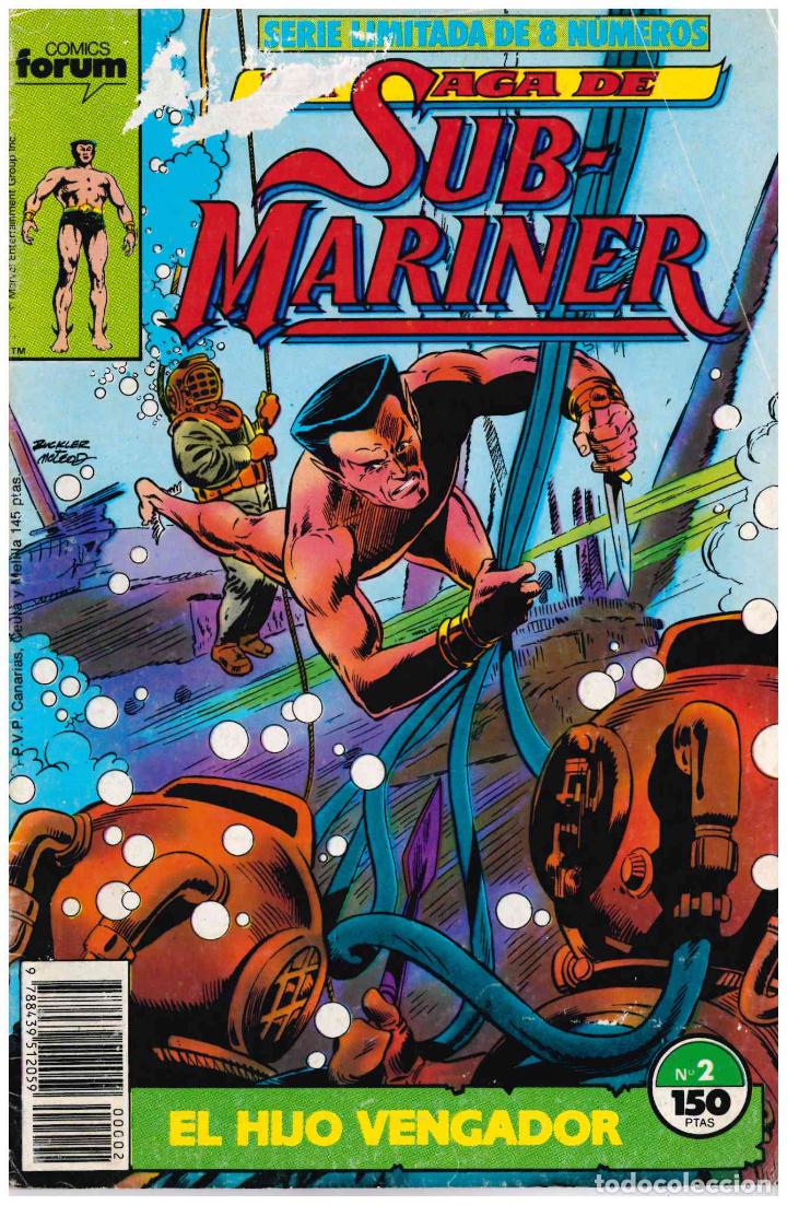 C&oacute;mics: La Saga de Sub-Mariner (Namor). Forum 1989. N&ordm; 2 - Foto 1