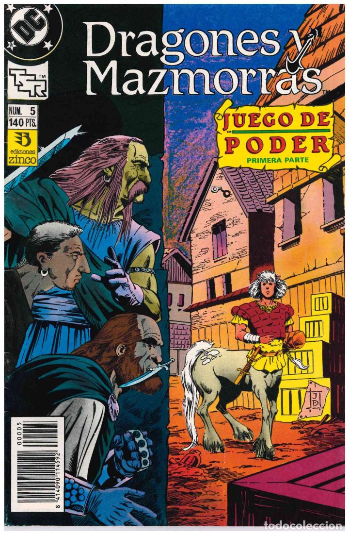 C&oacute;mics: Dragones y Mazmorras. Zinco 1990. N&ordm; 5 - Foto 1