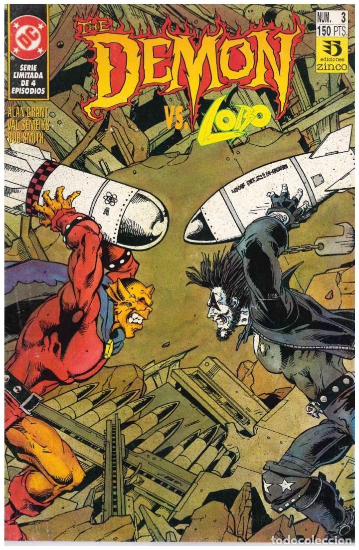 C&oacute;mics: The Demon vs Lobo. Zinco 1992. N&ordm; 3 - Foto 1