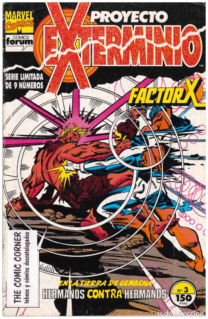 C&oacute;mics: Proyecto Exterminio. Forum 1992. N&ordm; 3