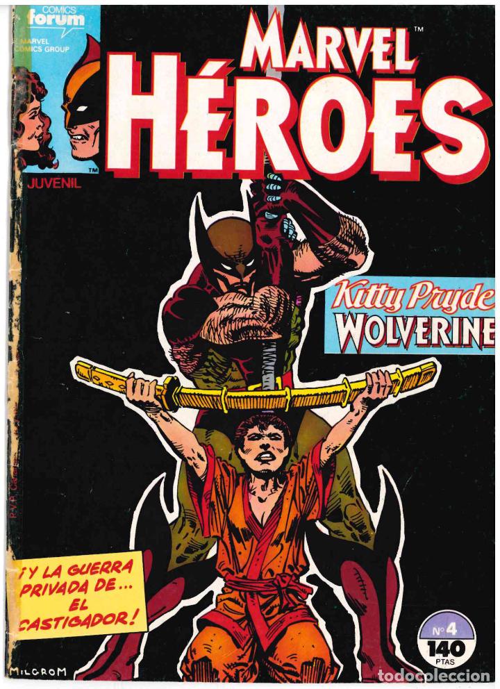 C&oacute;mics: Marvel H&eacute;roes. Forum 1987. N&ordm; 4 Kitty Pryde / Wolverine - Foto 1