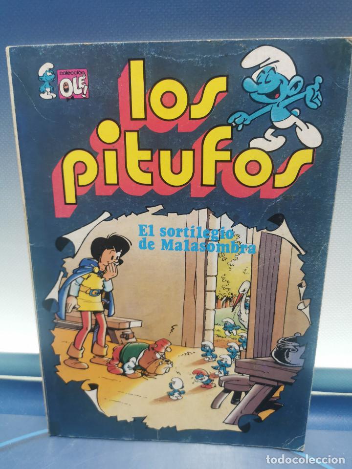 C&oacute;mics: comic COLECCI&Oacute;N OL&Eacute;, LOS PITUFOS 12: EL SORTILEGIO DE MALASOMBRA, 1980 - Foto 1