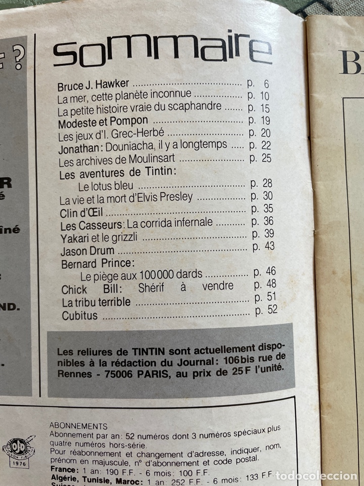 C&oacute;mics: TINTIN (revista de c&oacute;mic francesa). - Foto 2