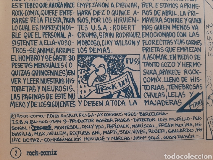 C&oacute;mics: Rock Comix n&deg; 1, original de 1977 - Foto 3
