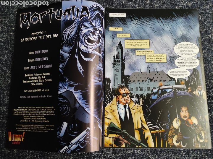 C&oacute;mics: MORTUALIA N&ordm; 1 -ED. ULTIMATE COMICS 1999 - Foto 2