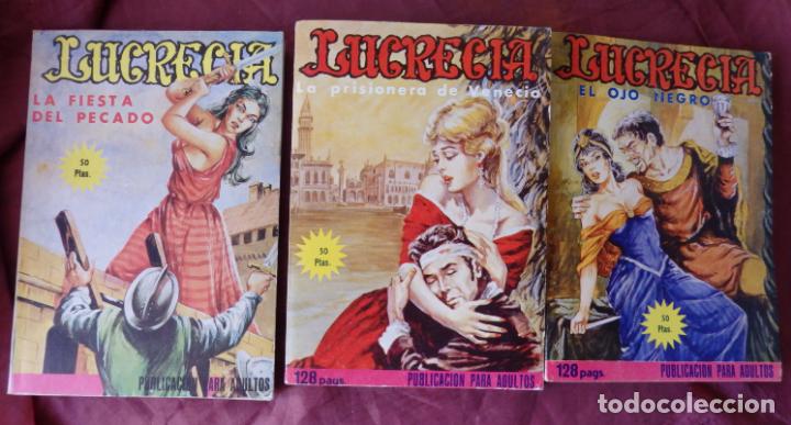 C&oacute;mics: LOTE DE 3 COMICS DE LUCRECIA DE MERCOCOMIC - Foto 1