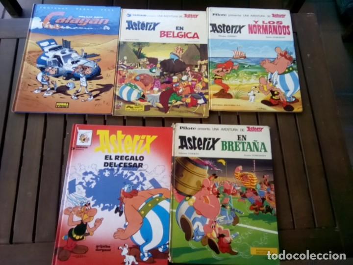 C&oacute;mics: LOTE DE 5 COMICS TAPA DURA VARIADOS INFANTILES , ASTERIX ETC.. - Foto 2
