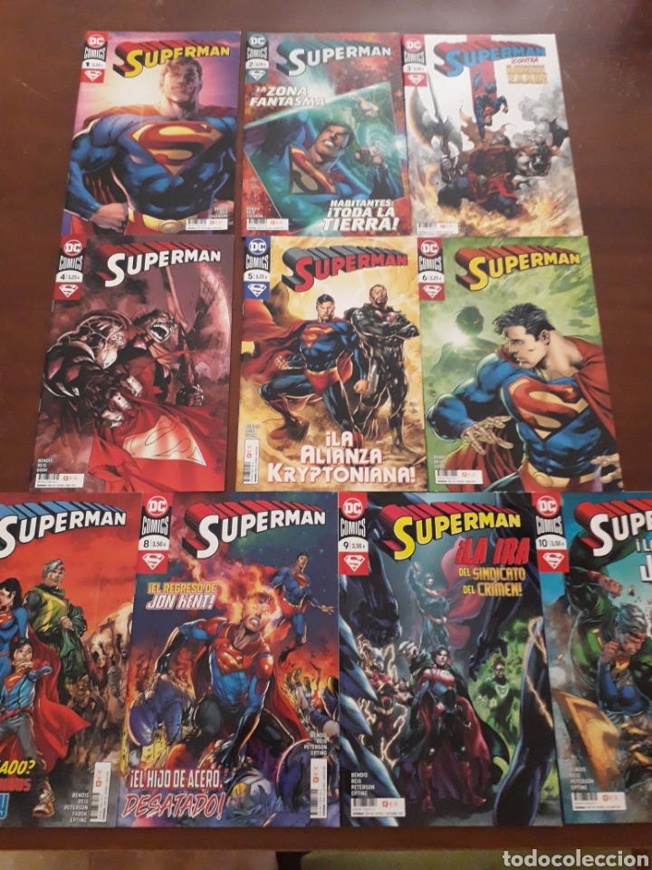 C&oacute;mics: Superman, de Bendis. Lote del 1 al 10. Excelente estado - Foto 1