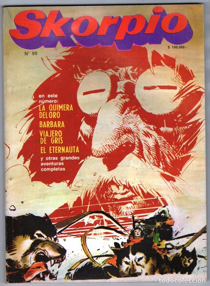 Comics : 1983 SKORPIO # 90 RECORD OESTERHELD EL ETERNAUTA BARBARA JOHN SMITH BRECCIA ZANOTTO TRILLO 112 PAG