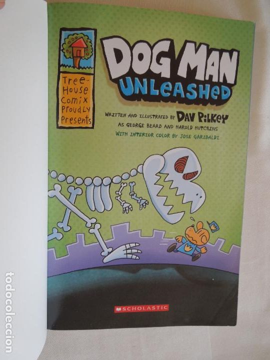 C&oacute;mics: DOG MAN UNLEASHED - DAV PILKEY - SCHOLASTIC 2017. - Foto 2