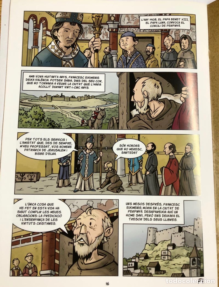 C&oacute;mics: Libro-c&oacute;mic Francesc Eiximenis en valenci&agrave; (nuevo) - Foto 4