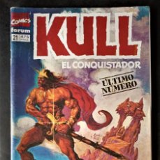 Comics: MUY BUEN ESTADO - KULL: EL CONQUISTADOR, Nº 21 (ULTIMO Nº) - FORUM (1997). Lote 359951765