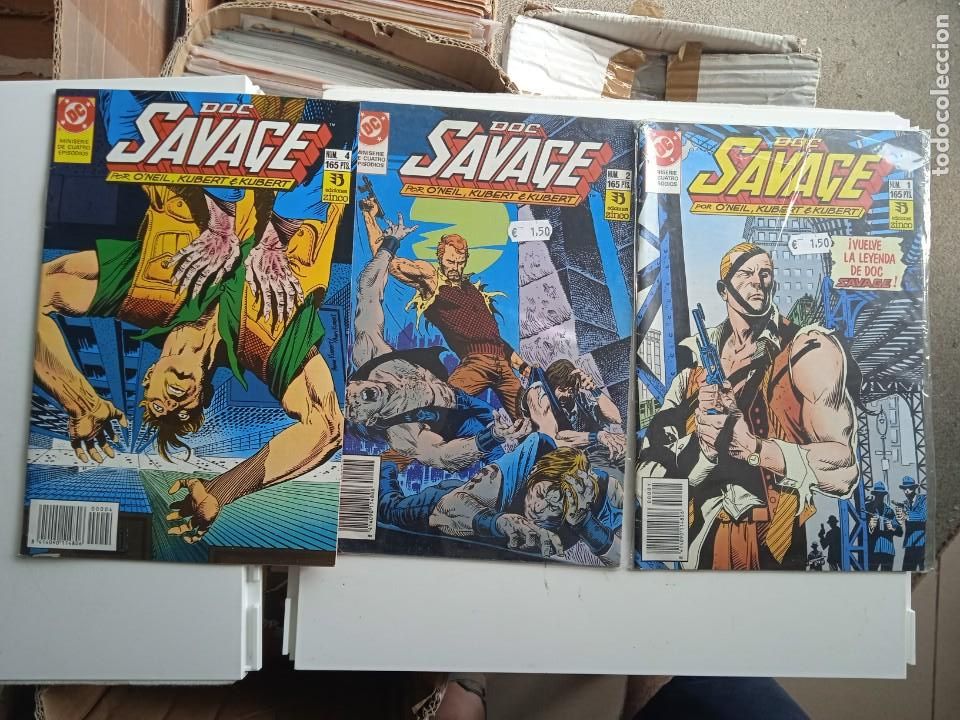 C&oacute;mics: LOTE DOC SAVAGE TRES NUMEROS ZINCO - Foto 1