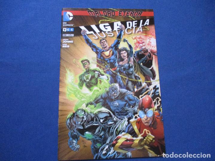 C&oacute;mics: DC / LIGA DE LA JUSTICIA N.&ordm; 24 de GEOFF JOHNS &middot; MALDAD ETERNA &middot; ECC - Foto 1