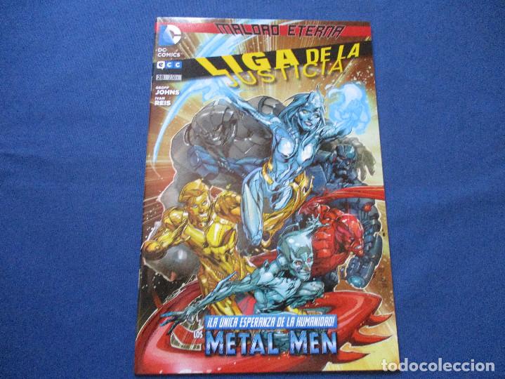 C&oacute;mics: DC / LIGA DE LA JUSTICIA N.&ordm; 28 de GEOFF JOHNS &middot; MALDAD ETERNA &middot; ECC - Foto 2