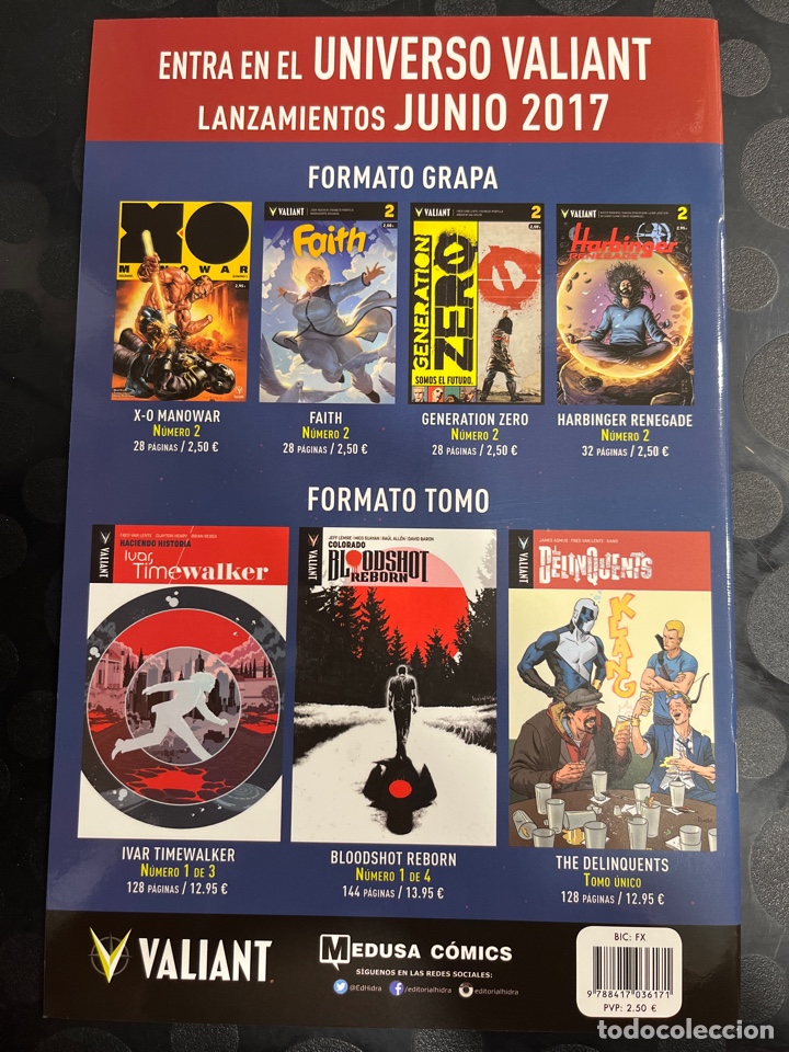 C&oacute;mics: X O MANOWAR CAP&Iacute;TULO 2 SOLDADO Ed MEDUSA VALIANT ( 2017/2019 ) - Foto 2