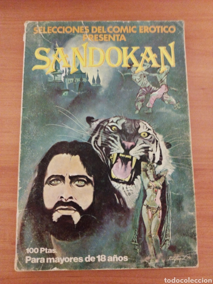 C&oacute;mics: Selecciones del c&oacute;mic er&oacute;ticos. SANDOKAN 1976 - Foto 1