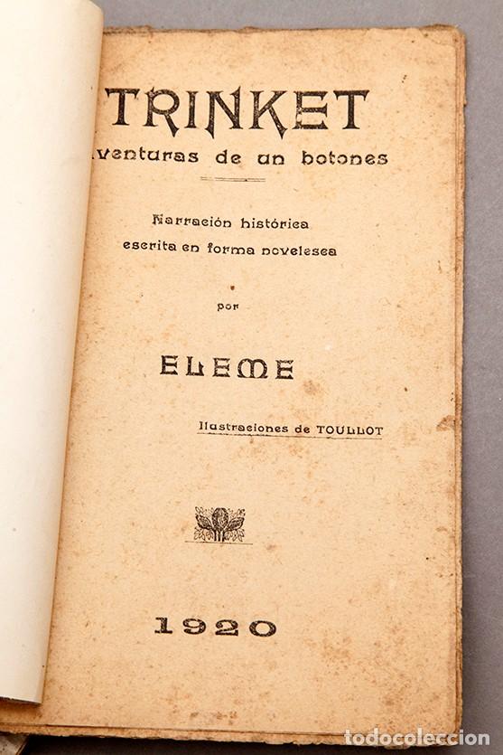 C&oacute;mics: TRINKET AVENTURAS DE UN BOTONES - COMPLETA 16 N&Uacute;MEROS - 1920 - Foto 2