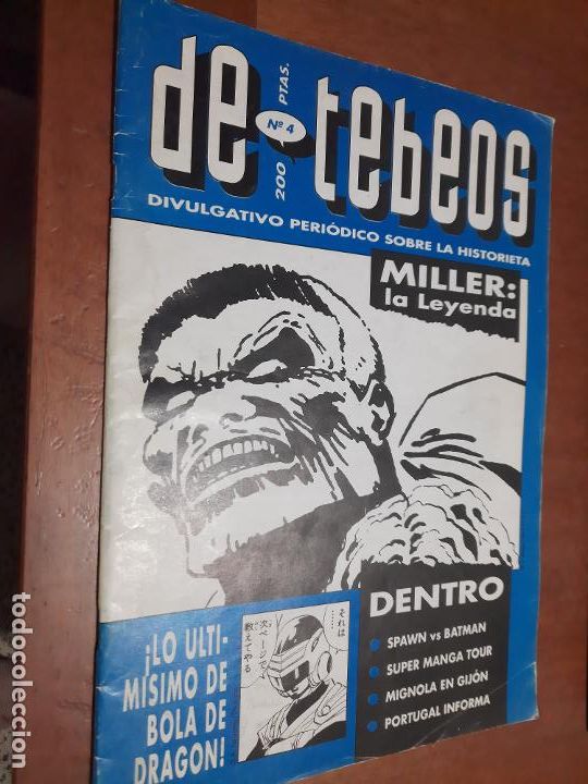 Comics: DE TEBEOS 4. REVISTA ALMER&Iacute;A. INFORMACI&Oacute;N. COMIC. COLECTIVO D&acute;TEBEOS. GRAPA. BUEN ESTADO. DIFICIL
