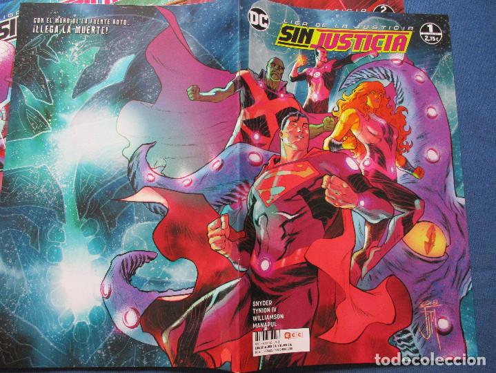C&oacute;mics: DC / LIGA DE LA JUSTICIA - SIN JUSTICIA &middot; OBRA COMPLETA 4 GRAPAS &middot; ECC - Foto 2