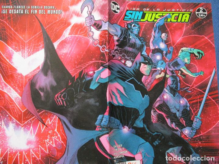 C&oacute;mics: DC / LIGA DE LA JUSTICIA - SIN JUSTICIA &middot; OBRA COMPLETA 4 GRAPAS &middot; ECC - Foto 4