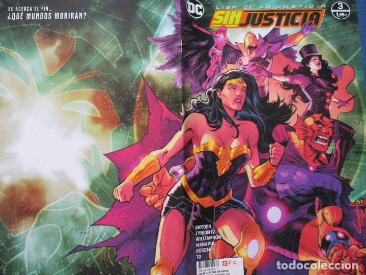 C&oacute;mics: DC / LIGA DE LA JUSTICIA - SIN JUSTICIA &middot; OBRA COMPLETA 4 GRAPAS &middot; ECC - Foto 6