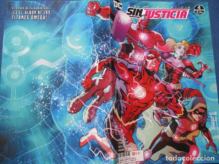 C&oacute;mics: DC / LIGA DE LA JUSTICIA - SIN JUSTICIA &middot; OBRA COMPLETA 4 GRAPAS &middot; ECC - Foto 8