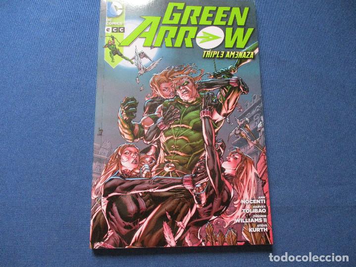 C&oacute;mics: DC / GREEN ARROW &middot; TRIPLE AMENAZA &middot; ECC - Foto 2