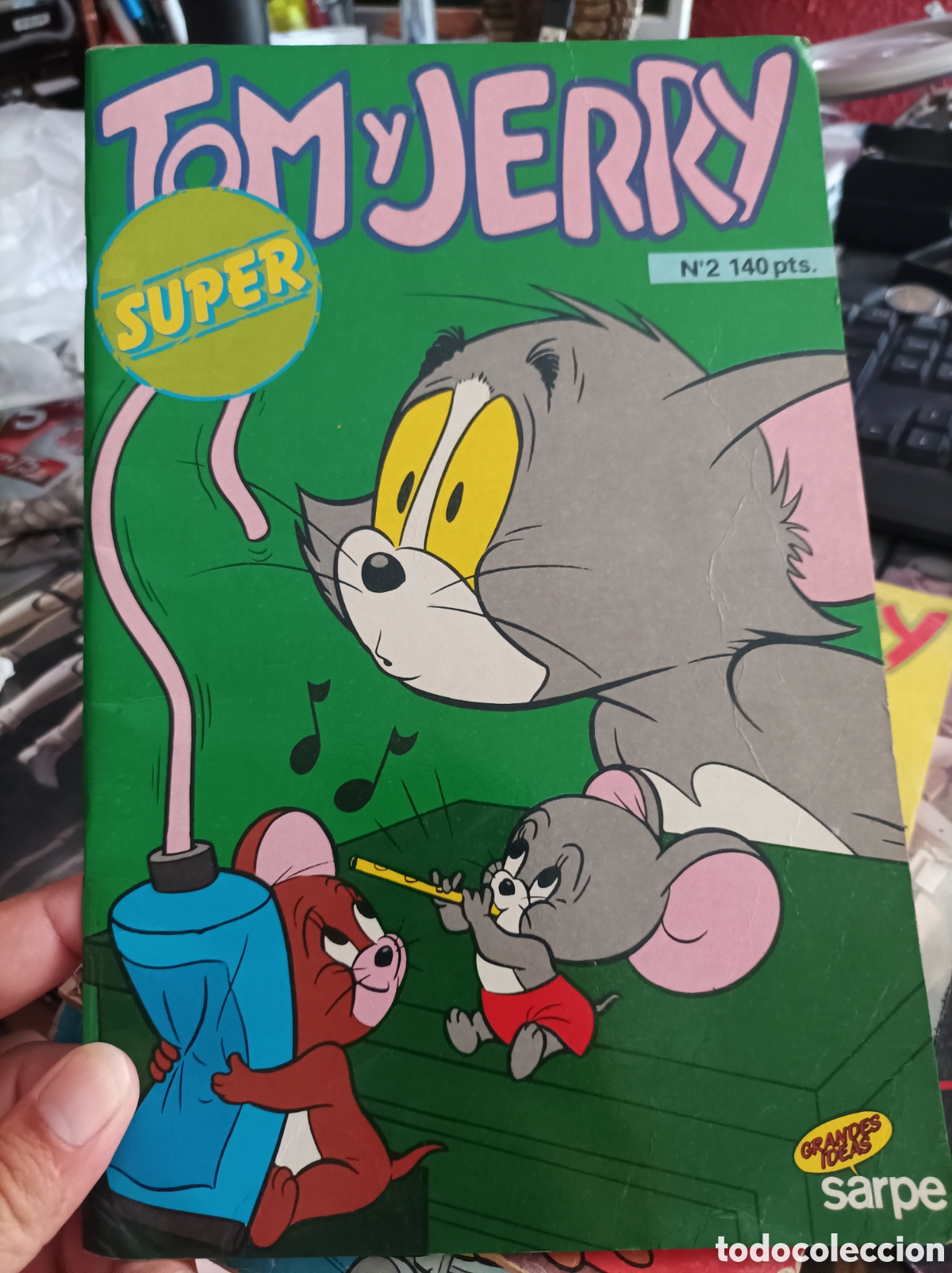 C&oacute;mics: LOTE DE 3 COMICS Tom y Jerry editorial sarpe A&Ntilde;O 1984 - Foto 2