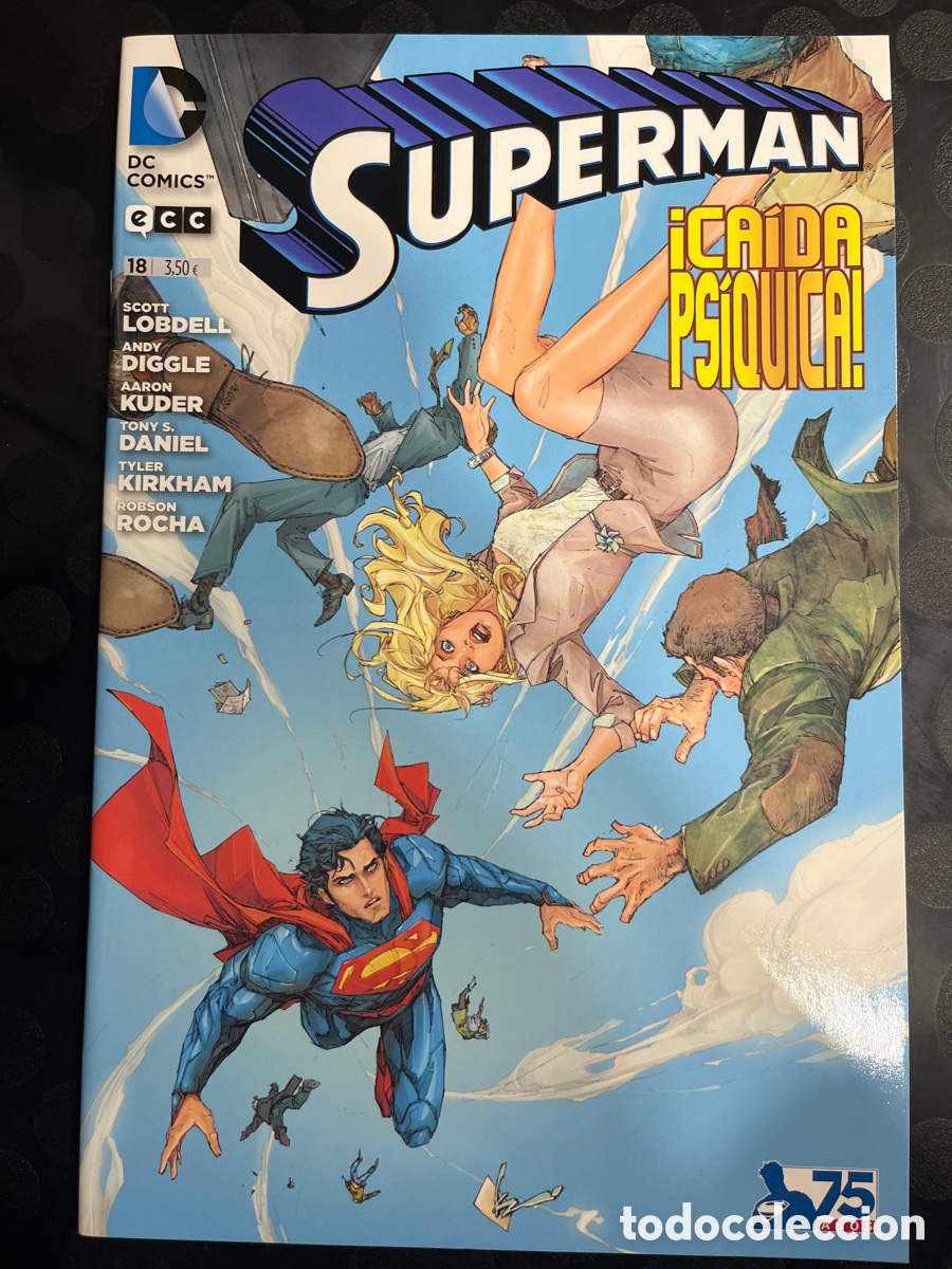 C&oacute;mics: SUPERMAN N.18 CA&Iacute;DA PS&Iacute;QUICA DC ECC ( 2012/&hellip; ) - Foto 1