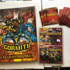Cómics: GORMITI LA GRAN HISTORIA LIBRO COMIC + 13 STAKS + CARTAS SUELTAS. Lote 363857360