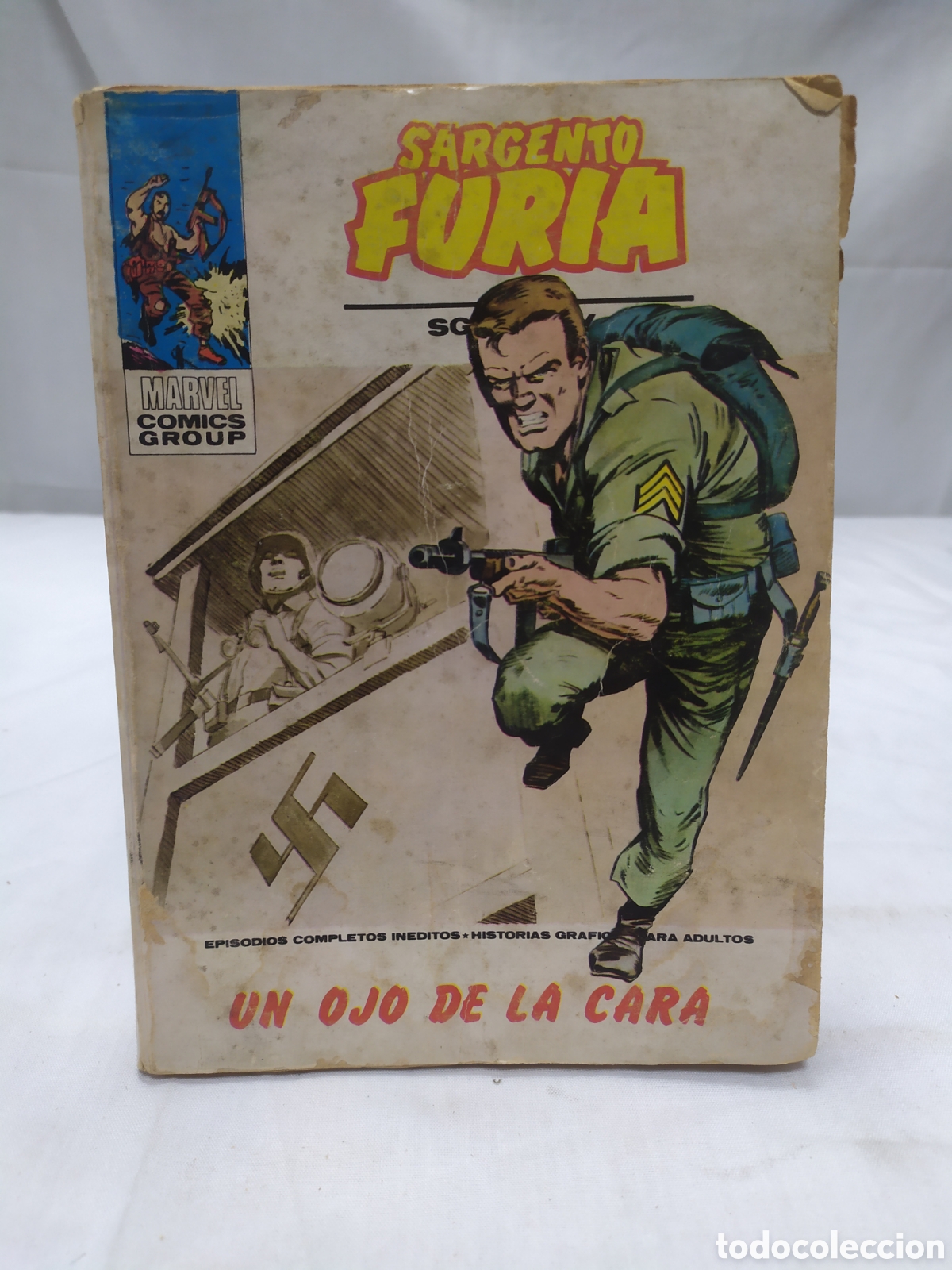 C&oacute;mics: Sargento Furia, un ojo de la cara. Marvel Comics Group, 1973 - Foto 1