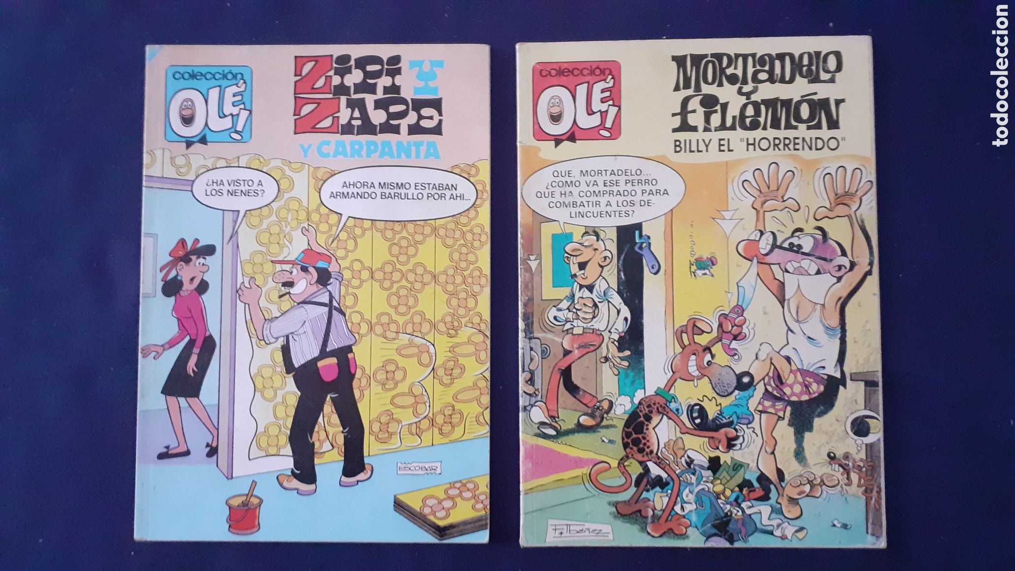 C&oacute;mics: 2 TEBEOS ZIPI Y ZAPE Y MORTADELO Y FILEMON, ESTADO ACEPTABLE - Foto 1