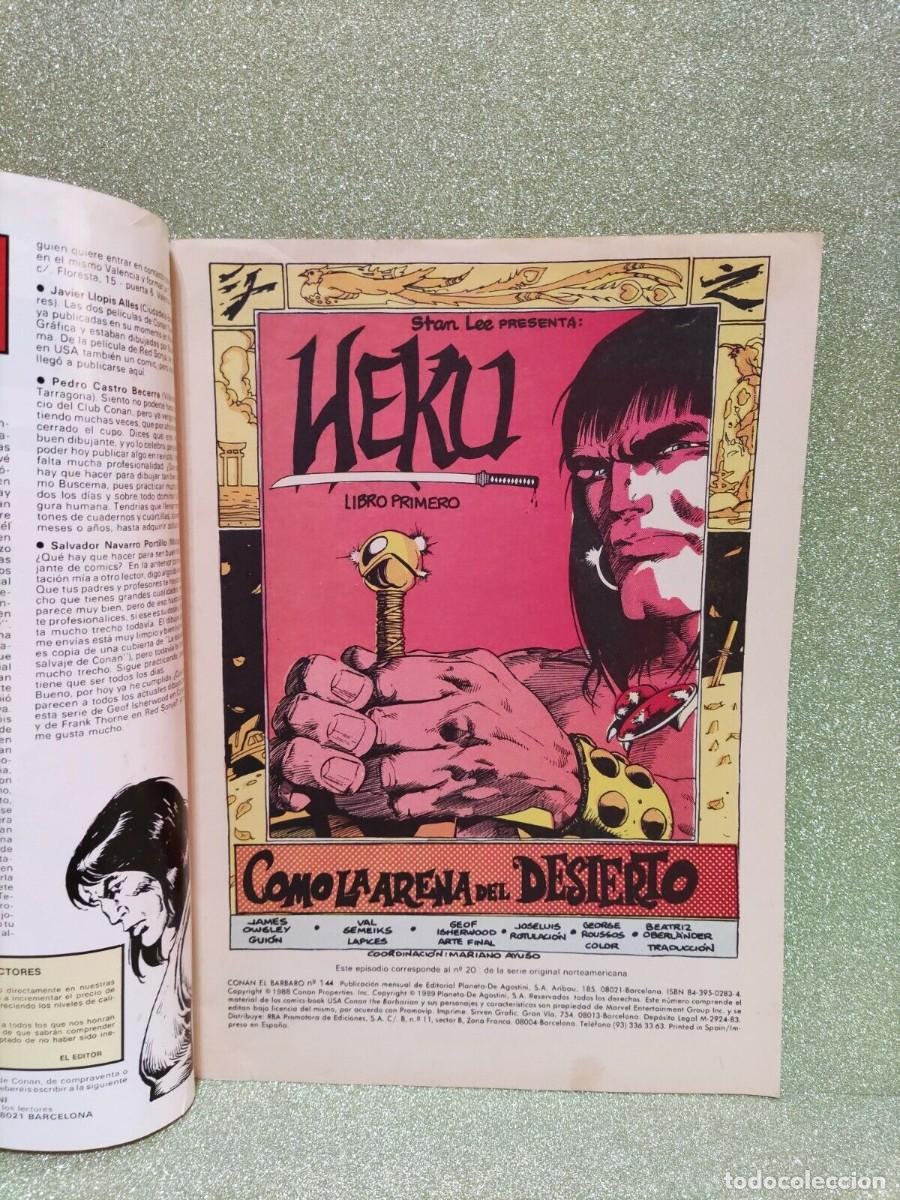 C&oacute;mics: C&Oacute;MIC - CONAN EL BARBARO LA TRILOGIA HEKU LIBRO I N&ordm; 144 - Foto 2