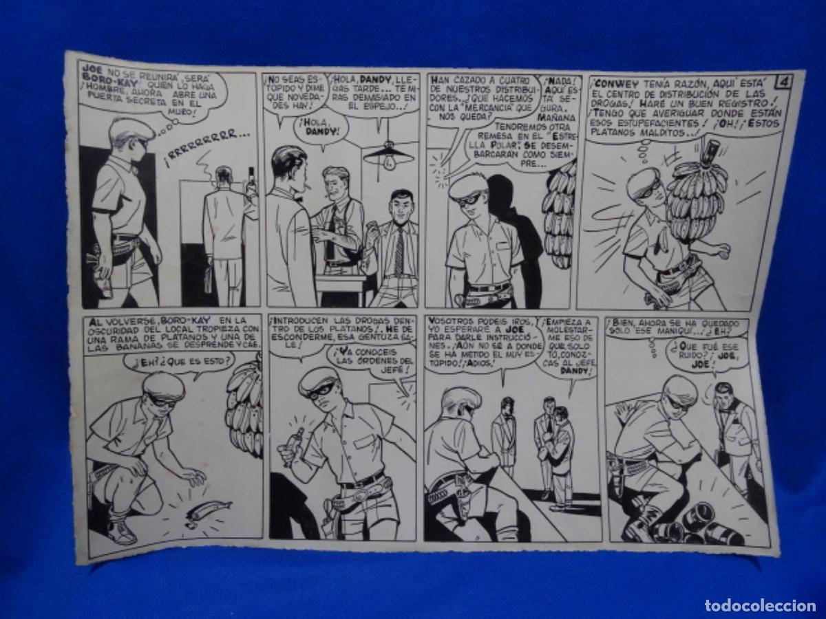 C&oacute;mics: 4 COMCS ORIGINALES A TINTA ANONIMOS. CONTRABANDO DE DROGAS. - Foto 11